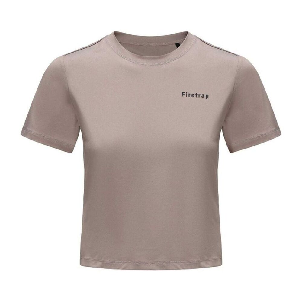 Firetrap Womens/Ladies Recycled Polyester T-Shirt / Stone